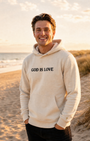 God Is Love - Embroidered Hoodie