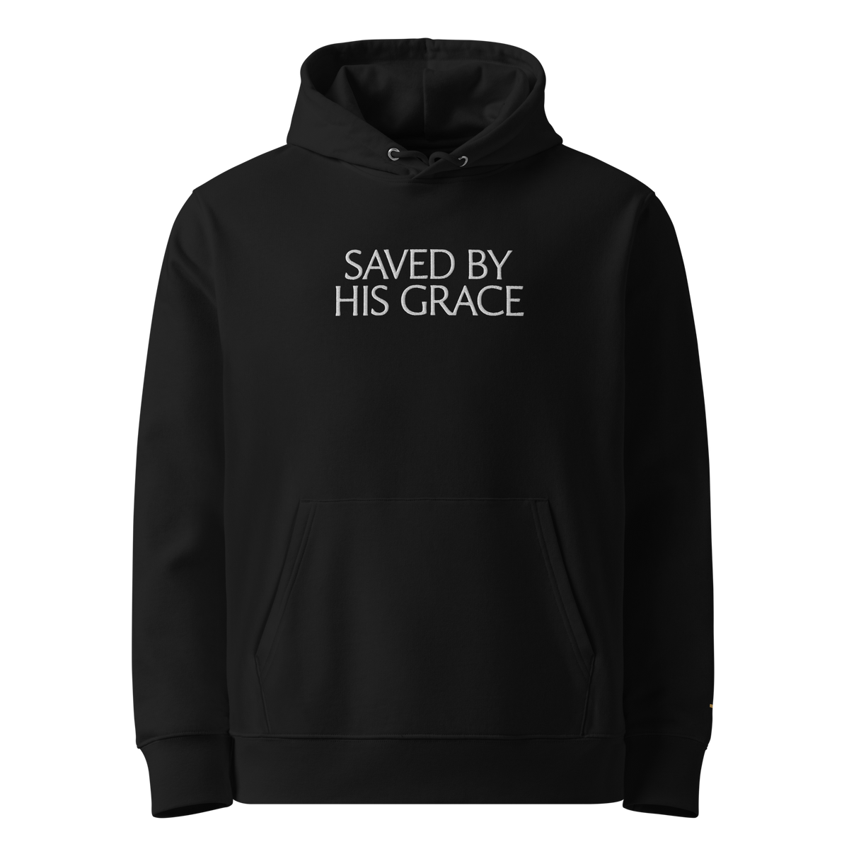 Saved By His Grace, Embroidered Hoodie