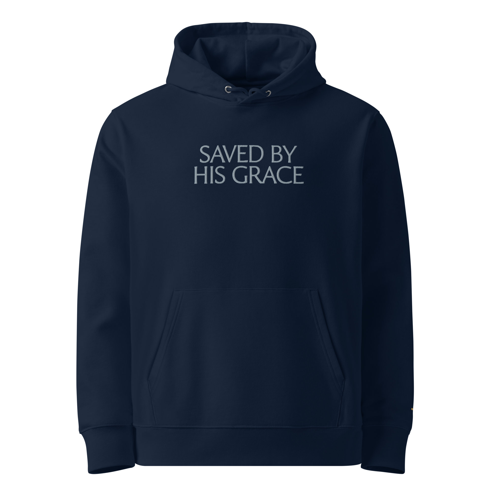 Saved By His Grace - Embroidered Hoodie