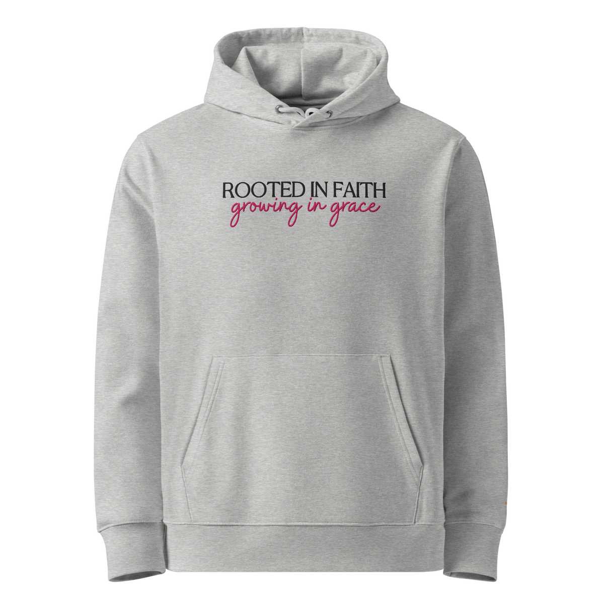 Rooted In Faith, Growing In Grace - Embroidered Hoodie