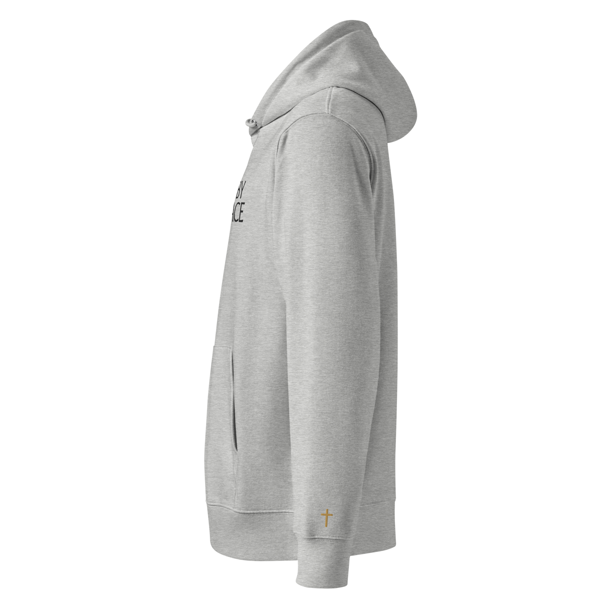 Saved By His Grace, Embroidered Hoodie