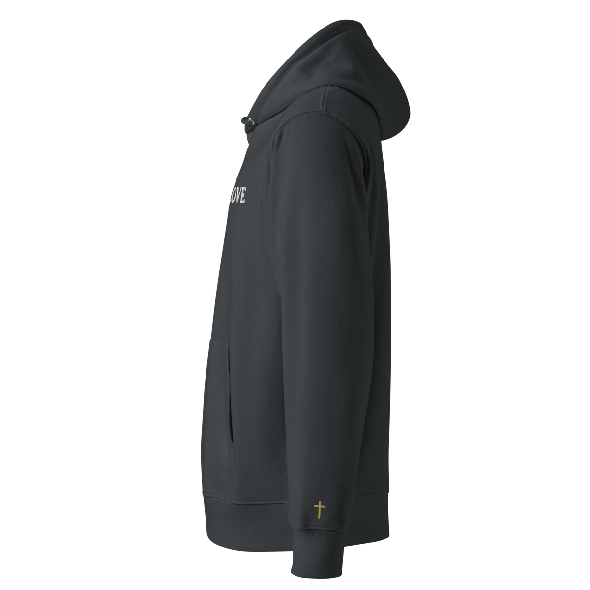 God Is Love - Embroidered Hoodie