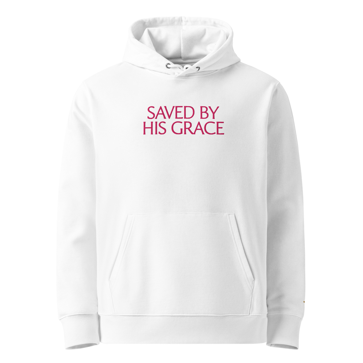 Saved By His Grace, Embroidered Hoodie
