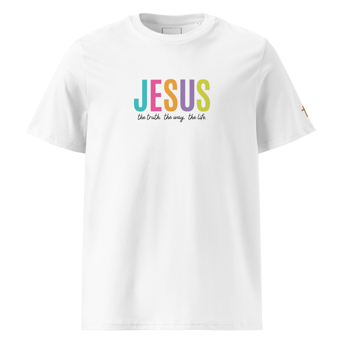 Jesus The Truth The Way The Life Organic Cotton Tee