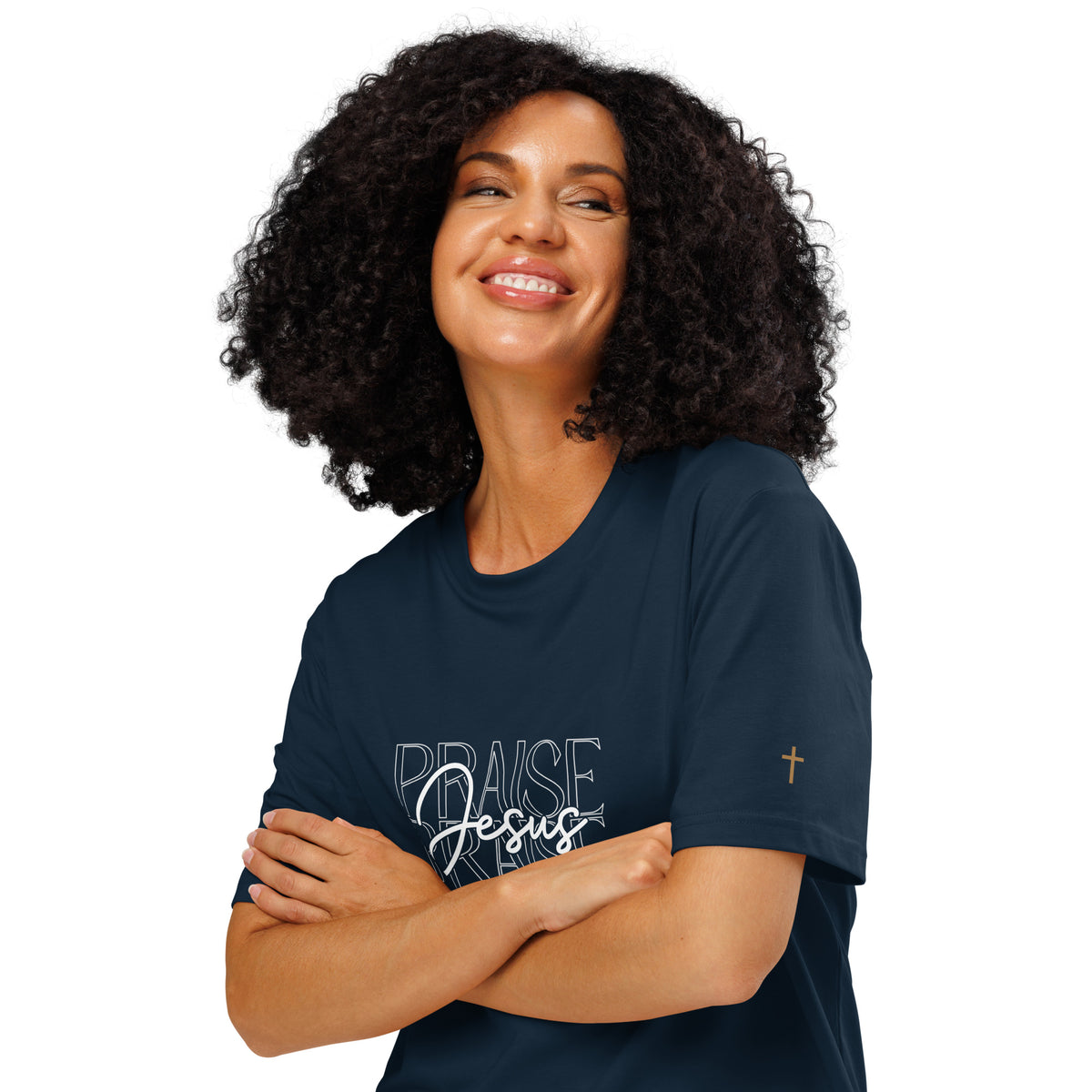 Praise Jesus, Printed Tee.